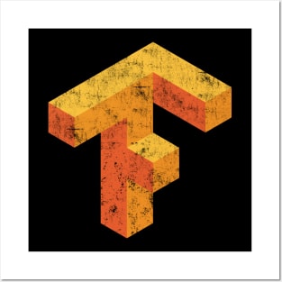 Vintage TensorFlow Logo Posters and Art